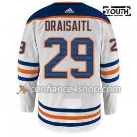 Adidas Maillot de Hockey Edmonton Oilers LEON DRAISAITL 29 Blanc Authentic - Enfant